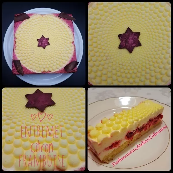 Douceur Acidulée Citron Framboise (Entremet) De Nathencuisine | Guy Demarle